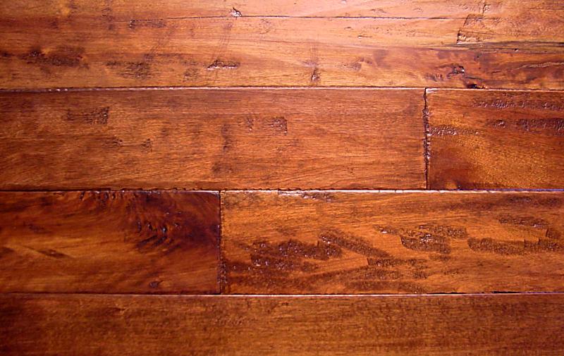 Birch Prefinished Engineered Distressed Hardwood Flooring Photo