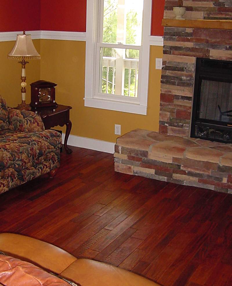 Camelot Collection Brazilian Cherry Hand Scraped Hardwood Flooring Photo #11