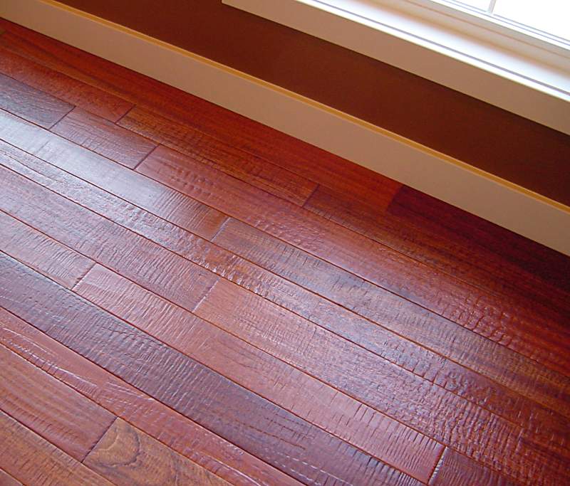 Camelot Collection Brazilian Cherry Hand Scraped Hardwood Flooring Photo #6